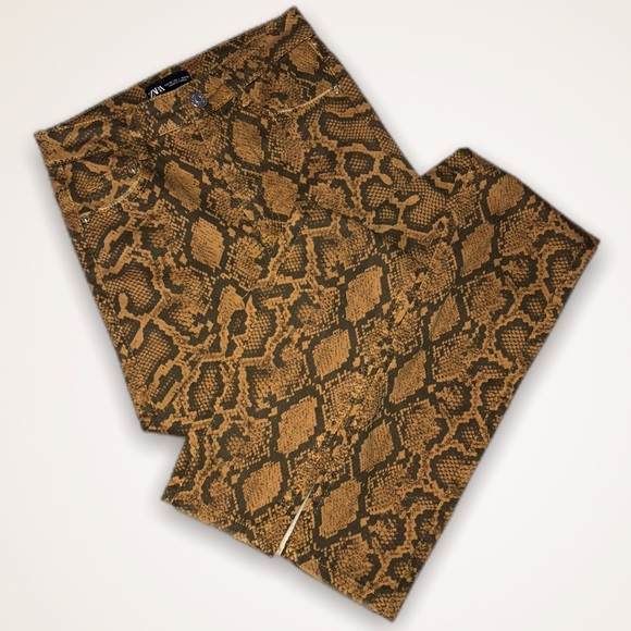 SOLD!!! Snake Pants Jeans Print Hi-Rise Skinny NWT - Picture 2 of 4